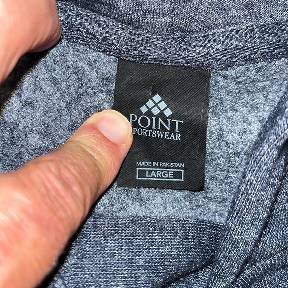 Soft Gray Fleece Seattle Washington Space Needle Hooded Hoodie Sweatshirt L - Picture 3 of 3